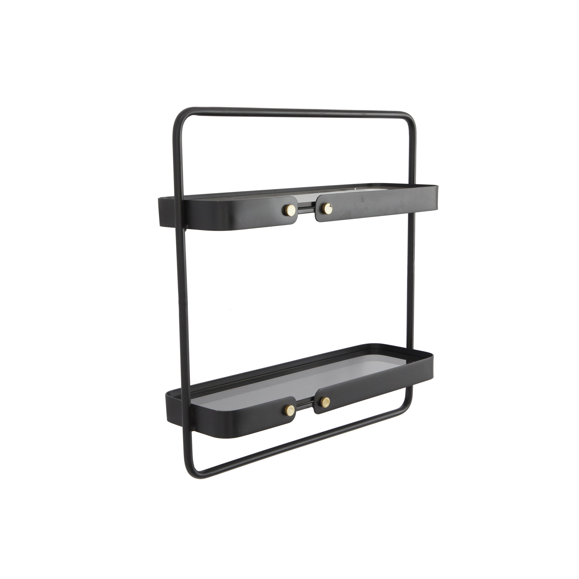 Gibbs Metal Tiered Shelf, 21.20" H x 20.45" W x 6.6" D