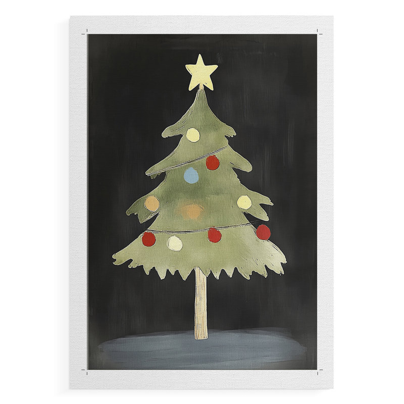 Fêtes de Noël, art Cxxi - impression sur toile seulement - non encadrée, H 36 po x l 24 po