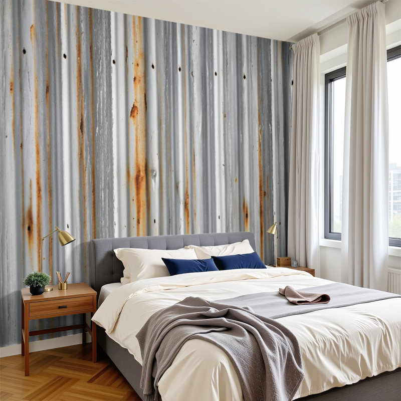 Papier peint adhésif auto-adhésif moderne pour la chambre à coucher L 96 po x l 69 po Peel and Stick, L 96 po x l 69 po