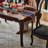 Elegant retro solid wood dining table
