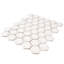 Carreau de mosaïque 2 po x 2 po en porcelaine nid d'abeille pour mur et plancher-66982318