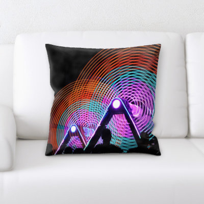 Dasanil Sharp Colors Throw Pillow