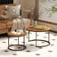 Ensemble de 2 tables basses gigognes