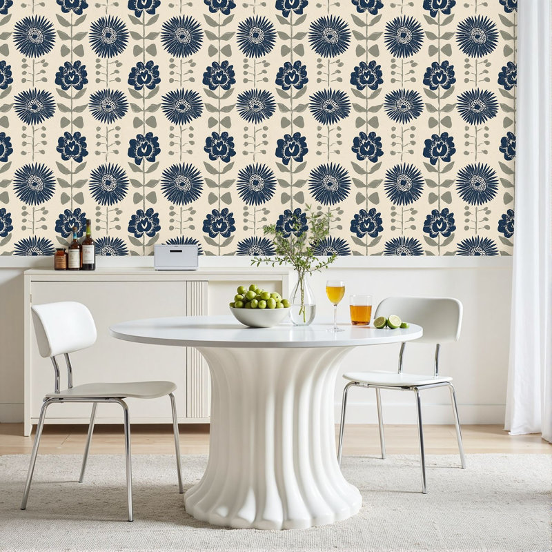 Papier peint auto-adhésif Boho Farmhouse, 117.96" L x 23.6" W