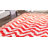 Pottsville Barcelona Shag Hand Tufted Performance Chevron Rug-16763171