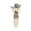 Vase de table moderne en céramique à facettes pour les plateaux de table-784817543