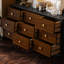 Commode d'appoint scandinave en bois massif