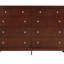 Commode de rangement rétro, commode à 10 tiroirs pour la chambre à coucher du salon-262860767