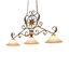 54" Long Christabel 3 Light Oblong Island Pendant
