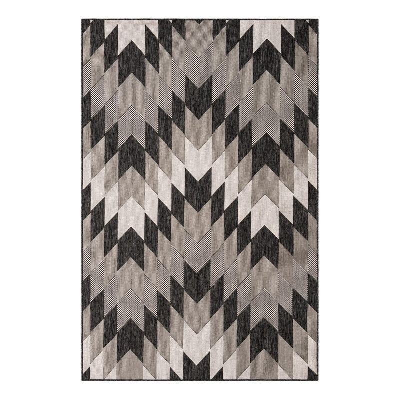 Blox Hower Indoor/Outdoor Area Rug, Rectangle 5'3" x 8'
