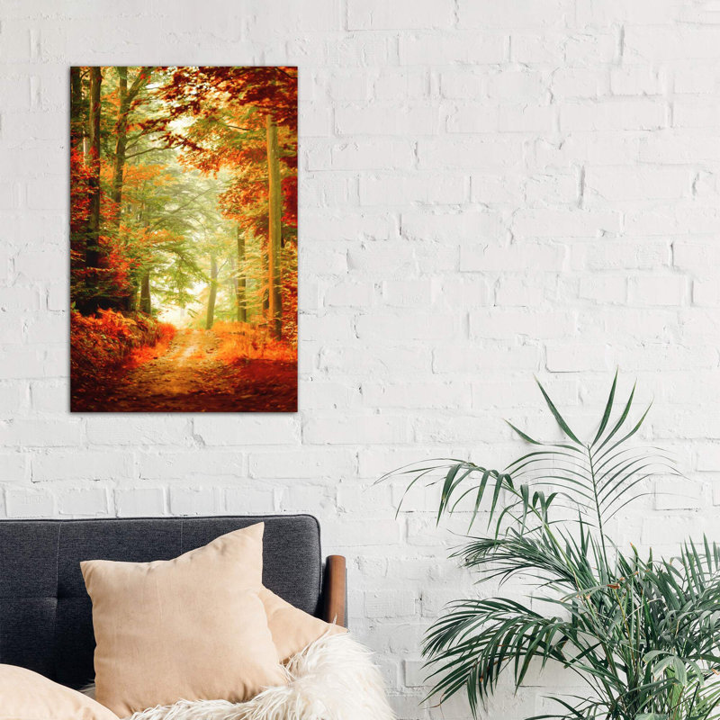 Fall Painting - Wrapped Canvas Print, 101.6 cm H x 66.04 cm W x 1.91 cm D
