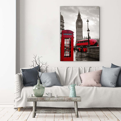 Big Ben London - Wrapped Canvas Print