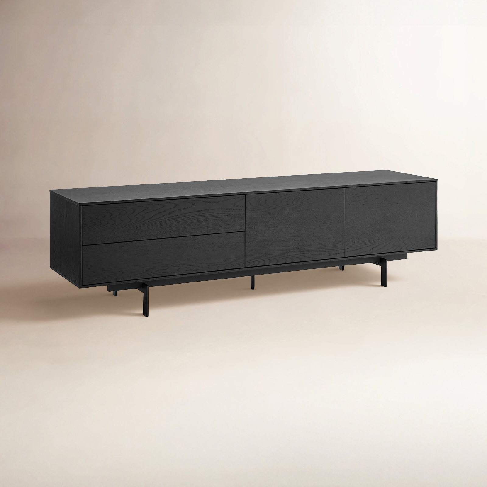 Quinn 71" TV Stand, Black