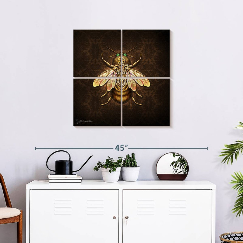 Brampt Steampunk Bee, 26" H x 26" W