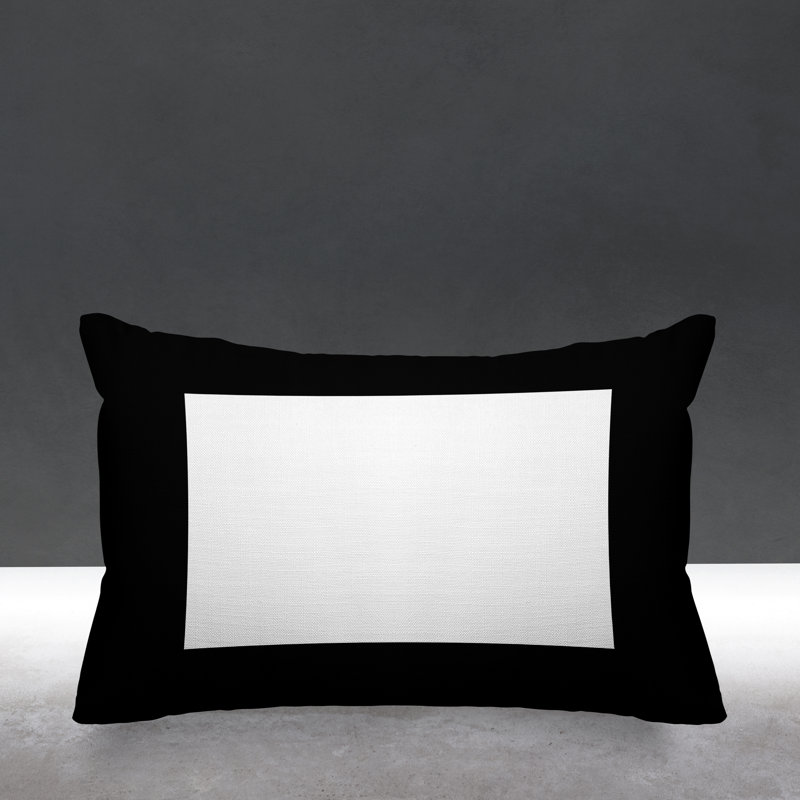Coussin Luella, Noir