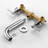 2 Handle Bathroom Bath Faucet-82568813