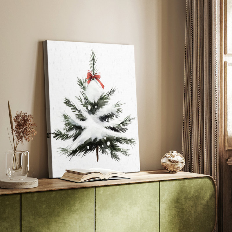 Art de Noël des Fêtes de Noël - galerie sur mesure Cavas, H 27 po x l 18 po