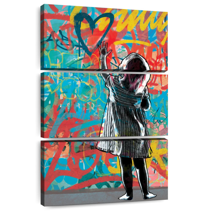 Portrait d'un enfant urbain Leisha, H 32 po x l 20 po