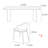 Italian style household simple dining table sets-103418849