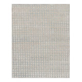 Rug & Kilim’S Modern Block Print Rug In Blue With White Floral Patterns