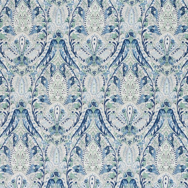 Schumacher Layla Paisley Fabric | Perigold