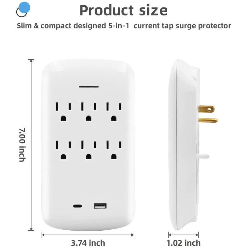 Prise combinée inviolable standard de 4 ampères