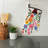 Blooming Abstract Oven Mitt Cotton Twill