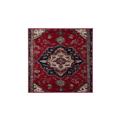 Silky Soft Plush Red Area Rug