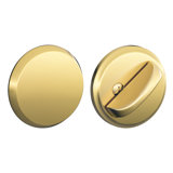 One-Sided Deadbolt Thumbturn with Exterior Plate