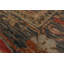 Tapis rectangulaire en laine corail / bleu sarcelle / gris / orange-93278070