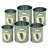 Abington Asparagus Round Tins - Set of 6 - Green