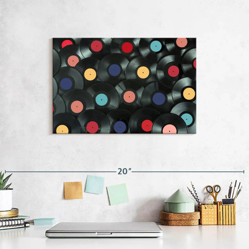 Abarca Vinyl Records Collection, 8" H x 12" W