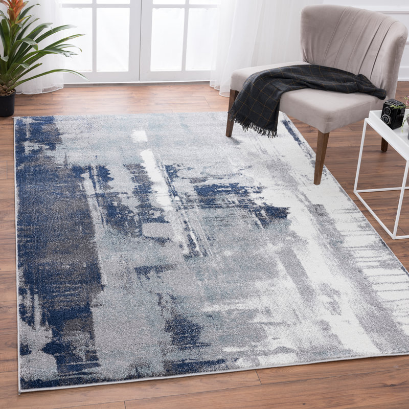 Abstract Indoor Rug, Rectangle 5' x 7'