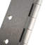 Findmall 50 ensembles de charnières de porte intérieure en nickel brossé, 3,5 * 3,5 pouces, 2,2 mm d'épaisseur, 1/5 po