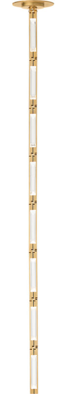 Catena 57 Pendant, Hand Rubbed Antique Brass, 3000 Kelvins, Remote