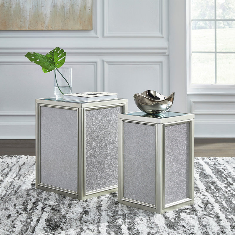Ensemble de tables basses 2 pièces Loycie