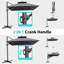 Antony 153" X 116" Rectangular Cantilever Umbrella, Weighted Base Does Not Include-699757914