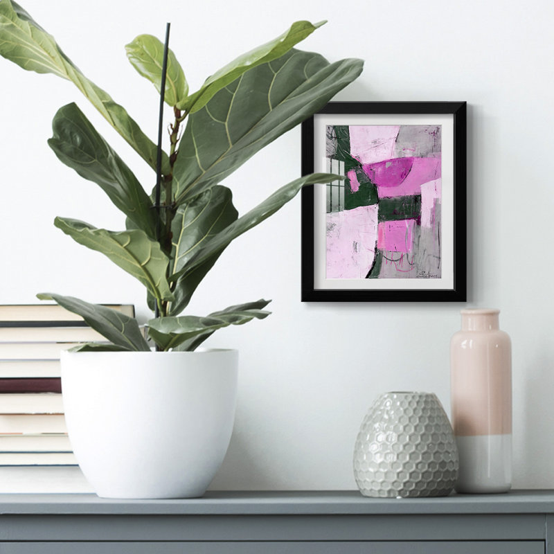 Party Mixer I -Framed Print, 25.5" H x 17.5" W, Black