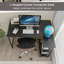 Micaden Modular L-Shaped Steel Writing Desk