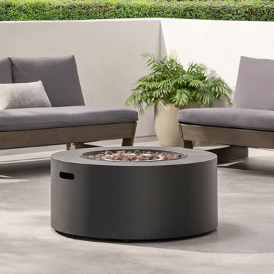 Round Mgo Fire Pit- 40 000 Btu