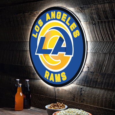 NFL LED Round Lighted Wall Sign