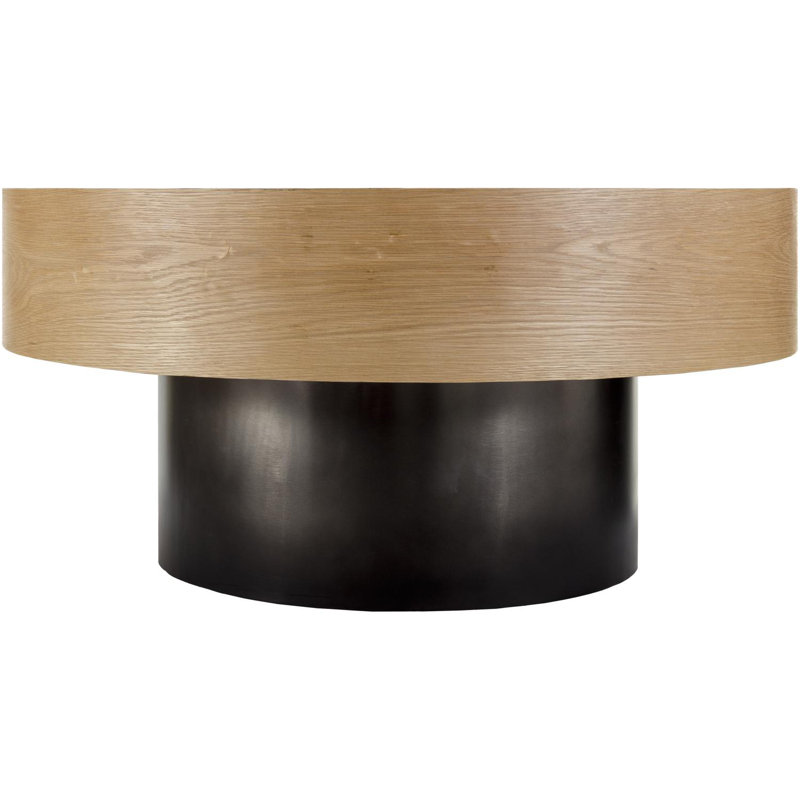 Table basse Shatay, Brun / noir