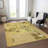 Mysa Gold Washable Indoor-Outdoor Rug - -1997061866