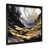 Impression noire sur toile encadrée sélectionné
