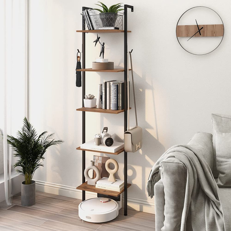 181cm H x 44cm W Metal Etagere Bookcase