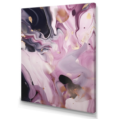 " Electric Marble Ink Art IV "