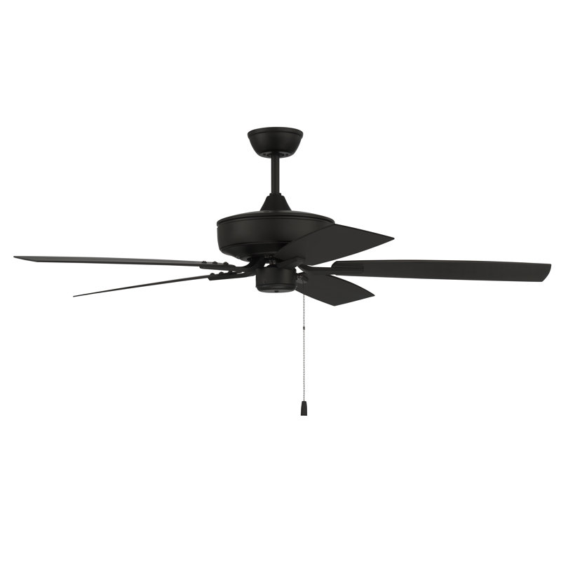 52'' Ceiling Fan, Flat Black