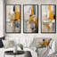 3 Pieces on Canvas - Abstract Assemblage-1826542120-1826542133