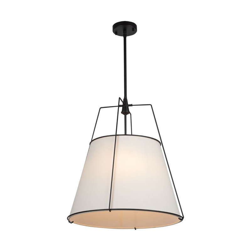Luminaire suspendu 3 lumières Pullman, Noir