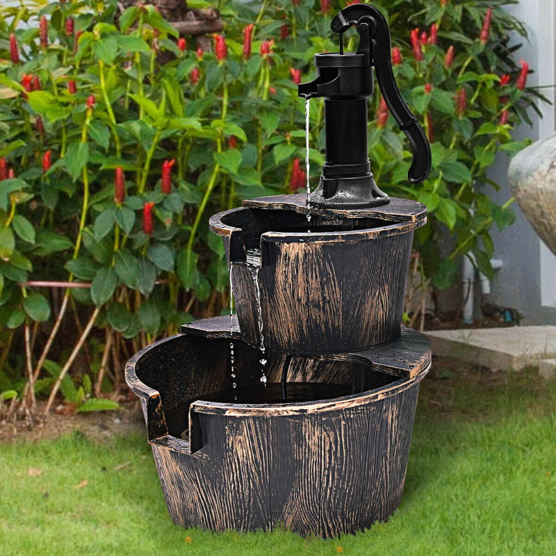 Akeena Outdoor Waterfall Fountain
